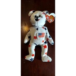 Ty Beanie Babies Glory The Bear Rare with Tag Errors